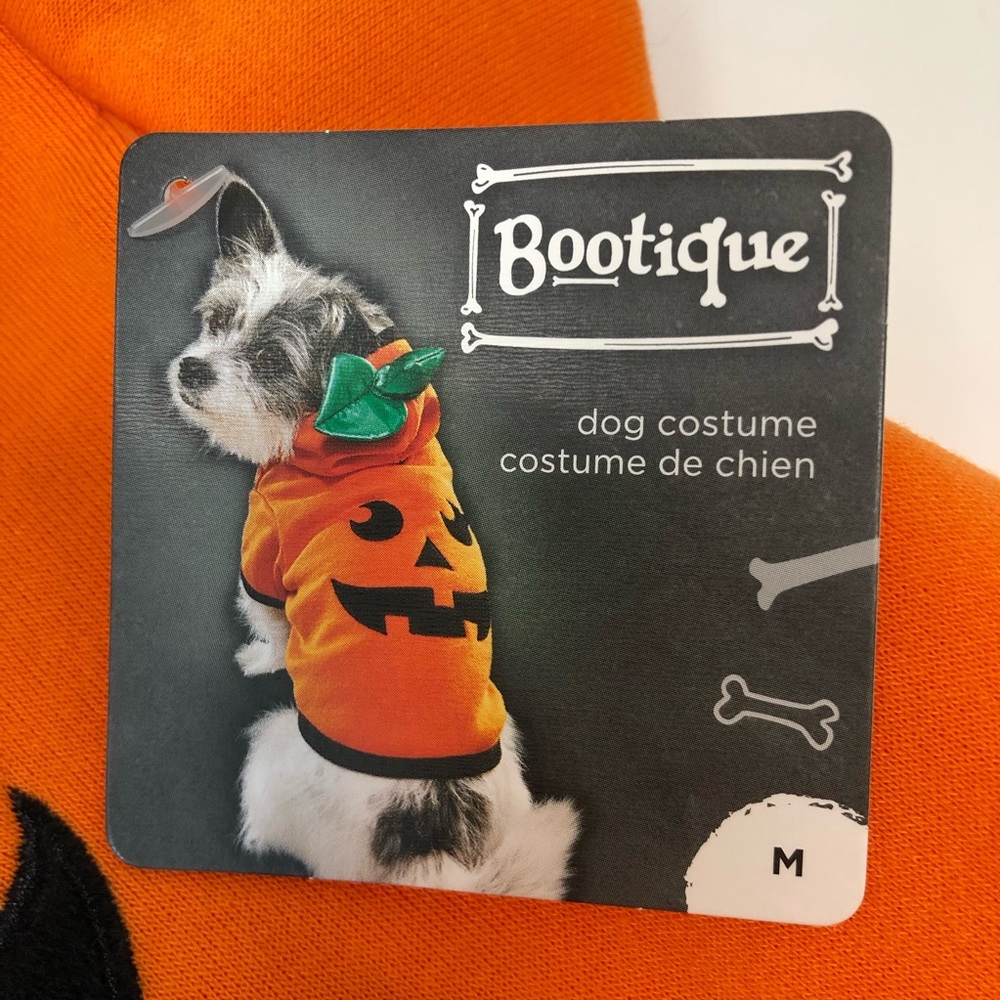 Bootique Jack O Lantern Dog Hoodie Costume Size M